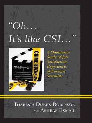 cover image of "Oh, It's Like CSI..."